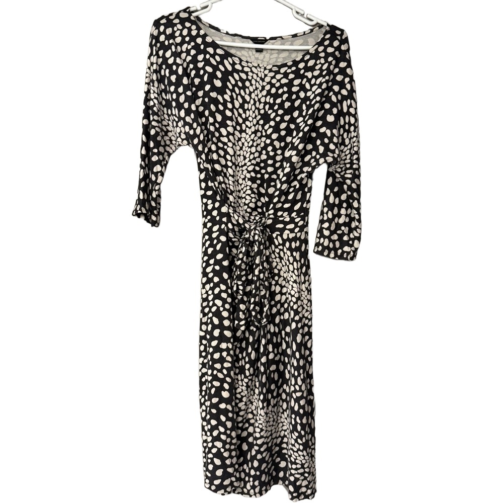 Ann Taylor Womens‎ Faux Wrap Print Dress Career Casual Size Medium